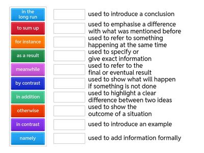 CAE linking devices and discourse markers 2 