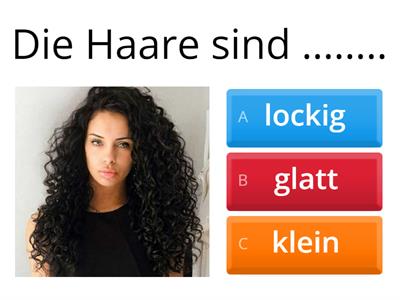 Personen beschreiben- Quiz