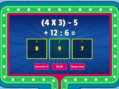 OPERACIONES COMBINADAS