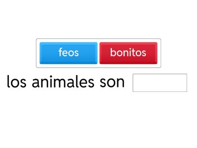 los animales
