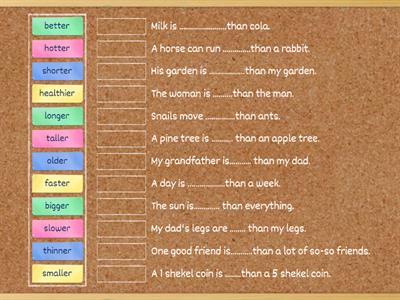 COMPARITIVE ADJECTIVES