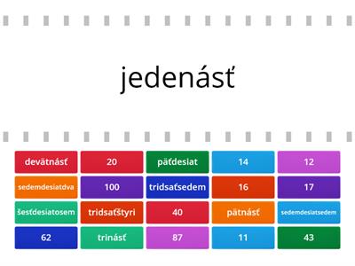  Čísla 1-100