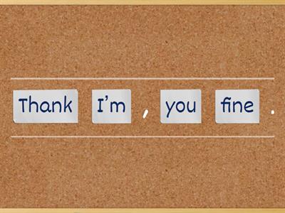 بازی مرتب کردن جمله های به هم ریخته.    لطفا نام و نام خانوادگی خودتون رو در باکس پایین بنویسید