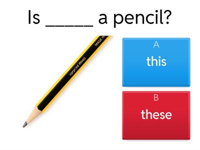 This, that, these, those