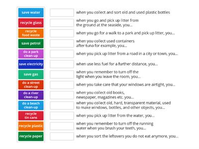 Brainy 6 Unit 8 Eco-friendly activities