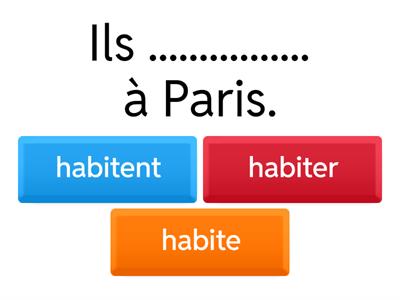 Verbes 1er groupe + aller, être, avoir, écrire