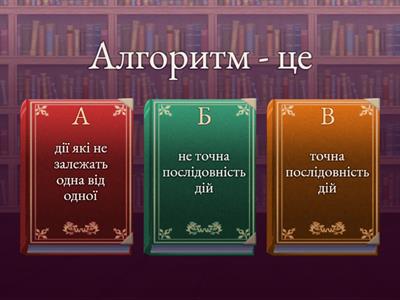 Повторення теми "Алгоритми та програми"