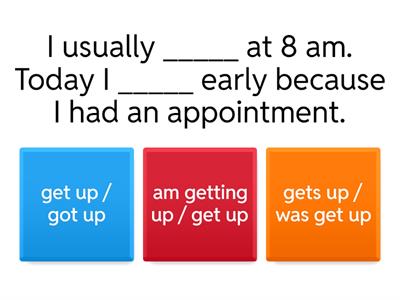 Simple Present vs Past