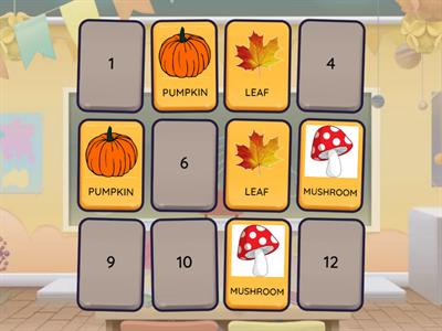 Memory: AUTUMN 3 años