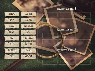Признаки делимости чисел