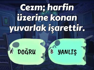 Harekeler|Cezm|Şedde|Tenvin