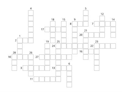 Irregular Verbs - Crossword #4