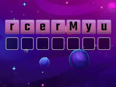 Solar System Vocabulary