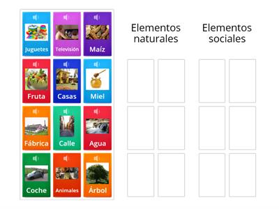 Elementos naturales y sociales