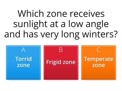 Heat zone  class 6 quiz 