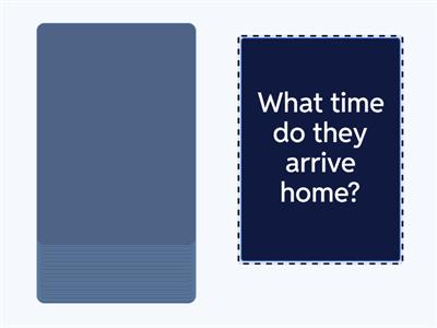 Simple present. Afirmative / Negative / Interrogative Yes / No questions / WH questions