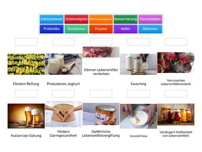 Lebensmittelveränderungen durch Mikroorganismen