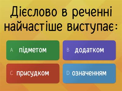 Основні відомості про дієслово