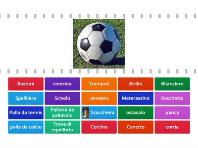 Riconosci gli attrezzi dello sport? 