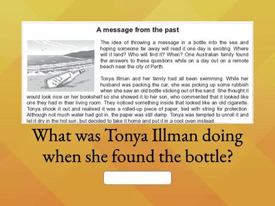 IGCSE READING SECTION PART 1