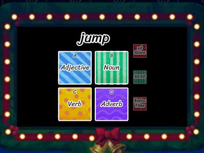 Word class sort game