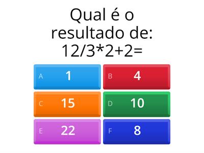 Expressão numérica: