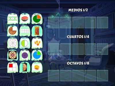 1/2 MEDIOS     1/4 CUARTOS     1/8 OCTAVOS. Trim I.Saberesypensamiento