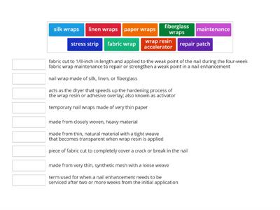 Cosmetology Chapter 27 - Vocab 2