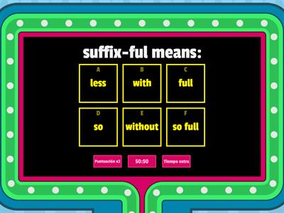 suffix