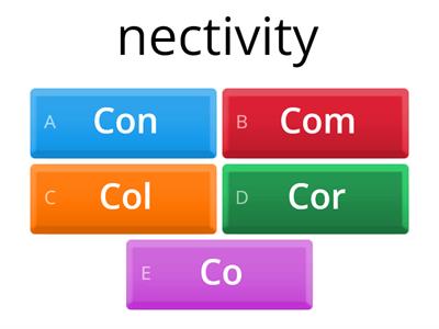 Chameleon Prefix con- Quiz