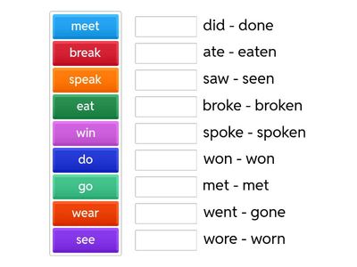 irregular verbs