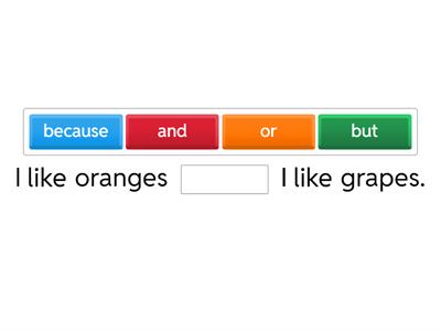 So, and, but, or, because