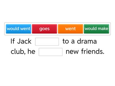 Conditional sentences type 2