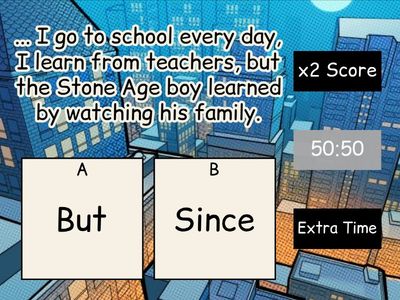 The First Drawing - Comparing Conjunctions