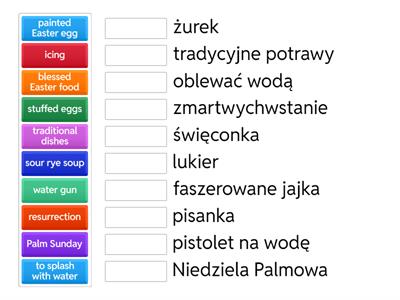Easter ->>słówka kl.7