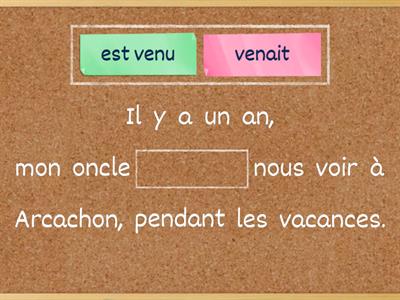 Alternance passé composé / imparfait