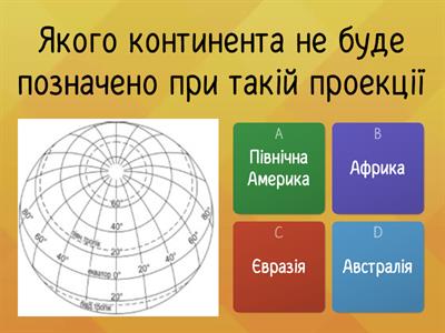 ГЕОГРАФІЯ. РОЗДІЛ 3 (георафічна карта та проекції)