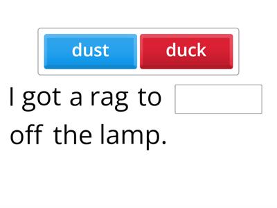 U focus - a i o u pb td fv ckg th ch j sh sz mn lr w h