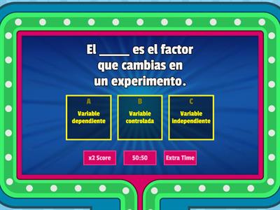 variables científicas