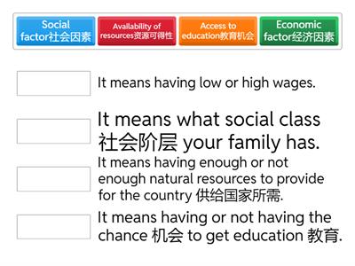 The reasons for uneven distribution of wealth.