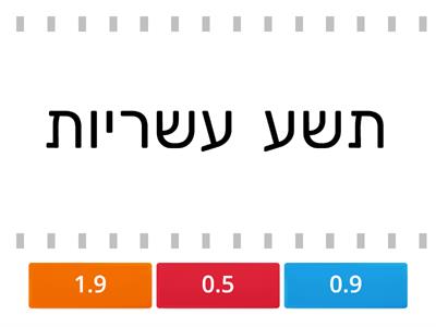 שברים עשרוניים