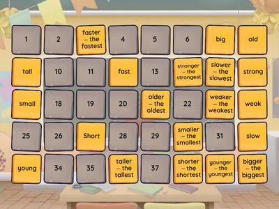 comparative and superlative 🍓