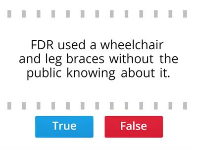 Great Depression (True/False)