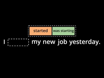 Past Simple-Past Continous