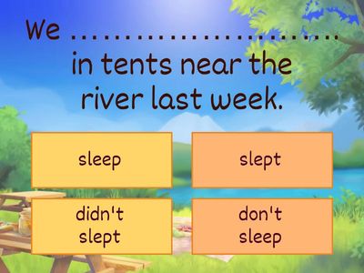 Simple past- regular irregular
