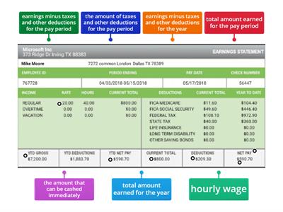 Income- Paycheck Breakdown