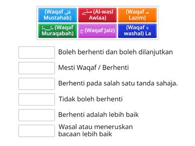 Tanda Waqaf (Iqra' 6)