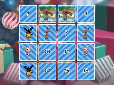 Memory dei Bing BUNNY Coniglietti 8 coppie