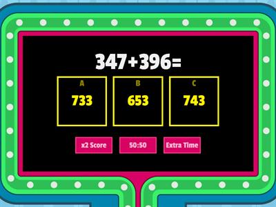 3 Digit Subtraction & Addition