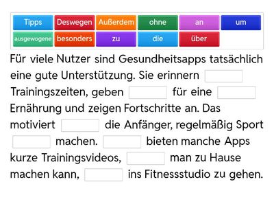 B1-Aufgabe 2. Gesundheitsapss-Wie nützlich sind sie?